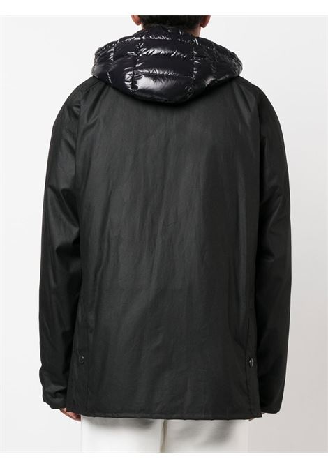 piumino nero cerato con imbottitura in piuma Wight MONCLER 1952 | WIGHT 1A000-34-M2146999